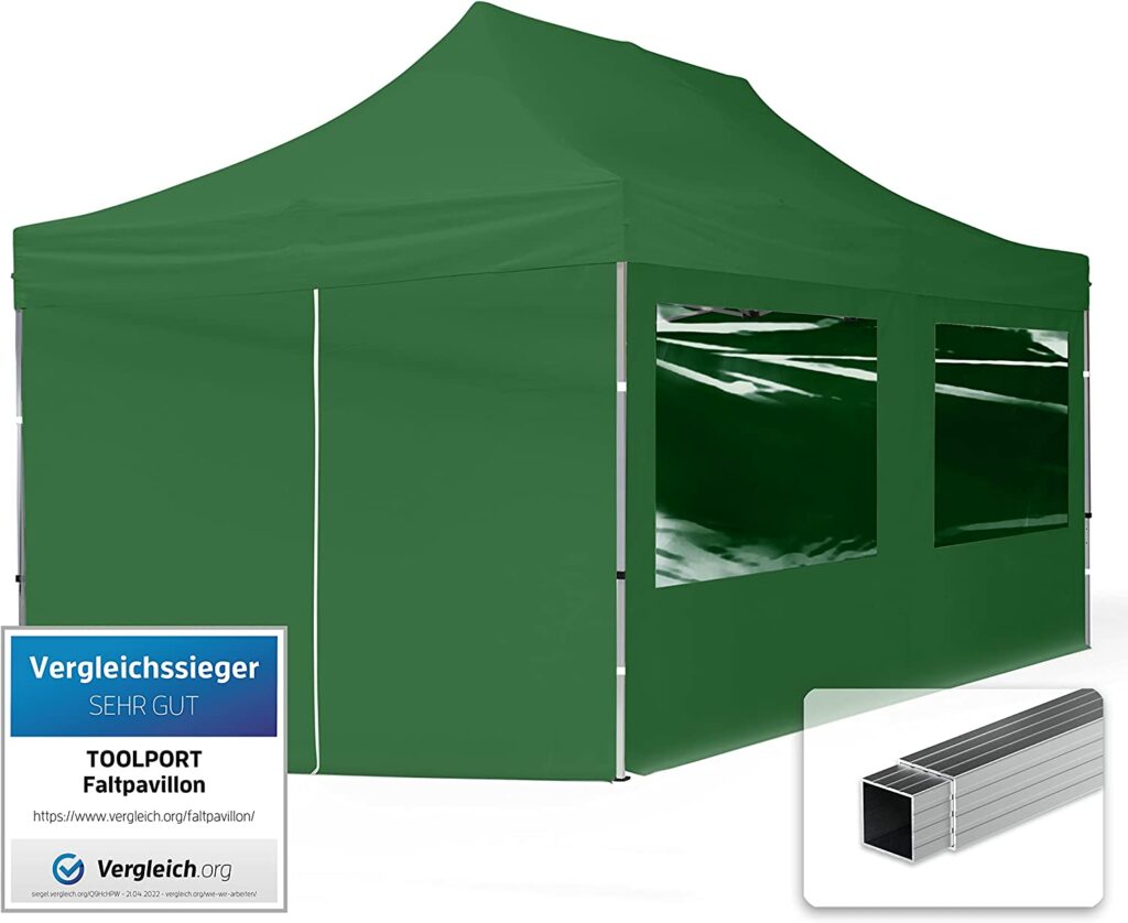 Gazebo Pieghevole Giardino 3x6m