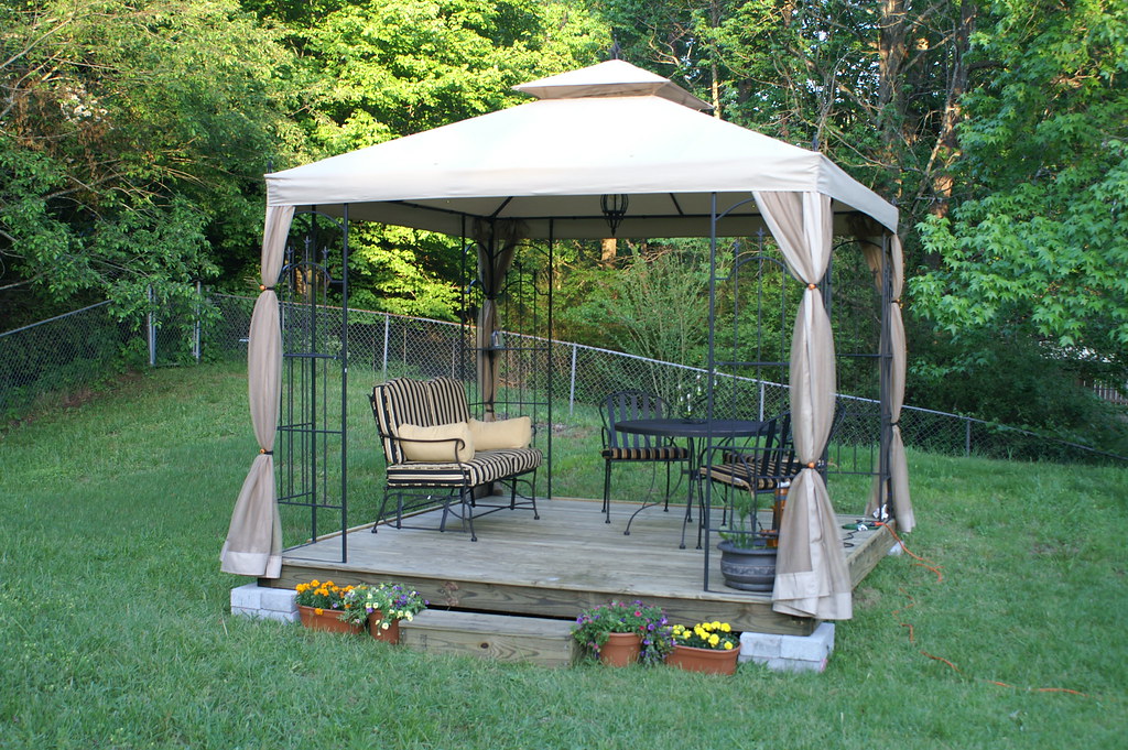 Come arredare un giardino, giardino, gazebo da giardino